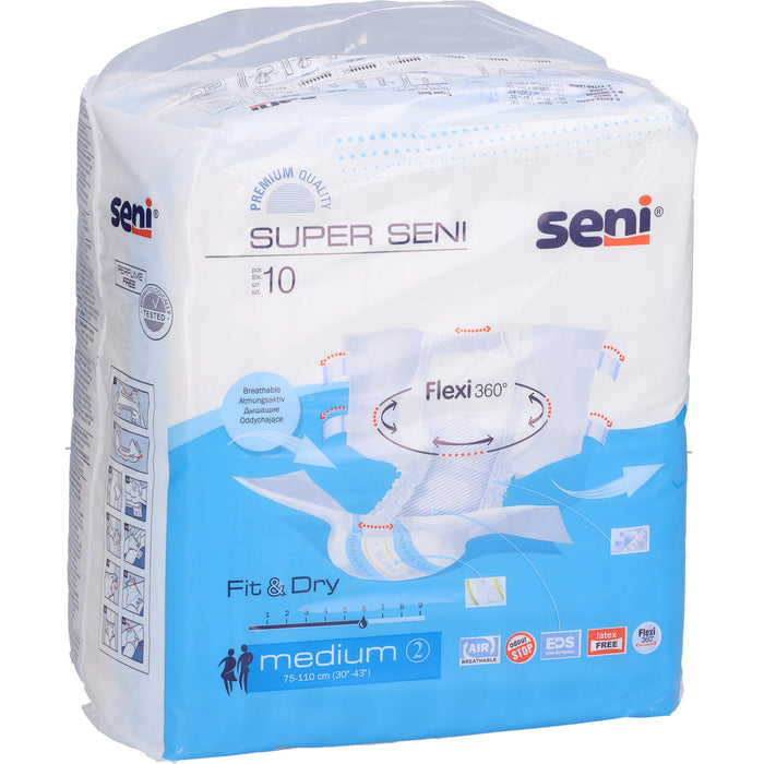 Seni Super Medium Windeln für Erwachsene, 10 St