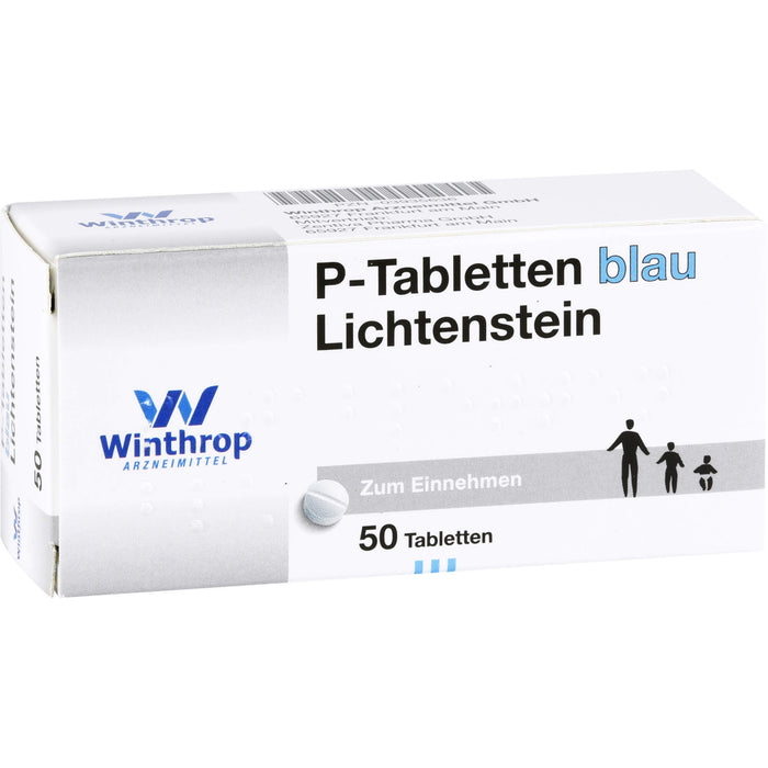 P-Tabletten blau Lichtenstein Tabletten, 50 St. Tabletten