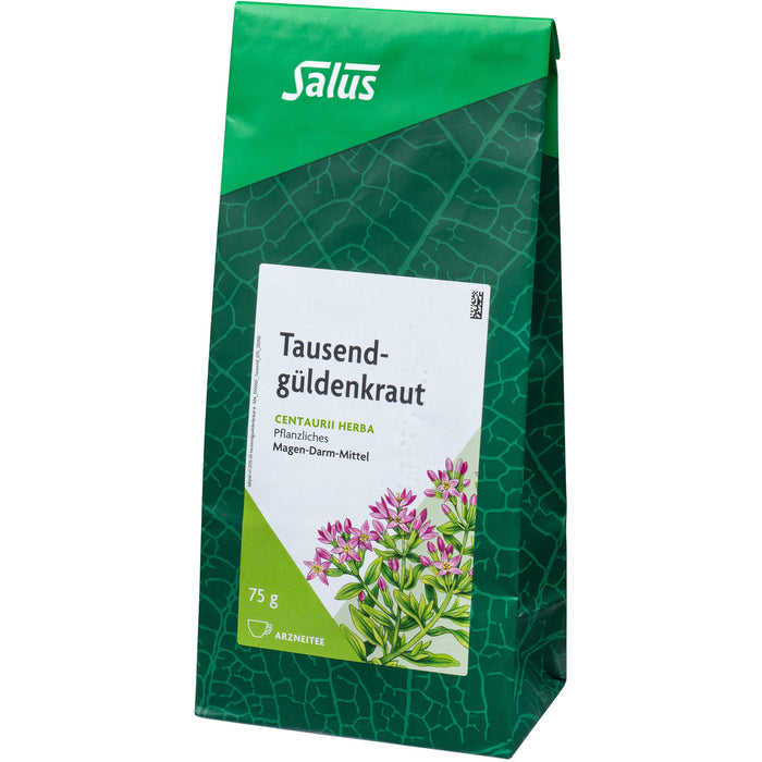 Salus Tausendgüldenkraut Arzneitee bei Appetitlosigkeit und Verdauungsbeschwerden, 75 g Tee