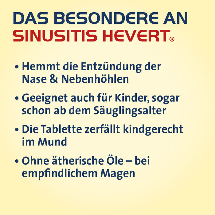 Sinusitis Hevert, 100 St. Tabletten