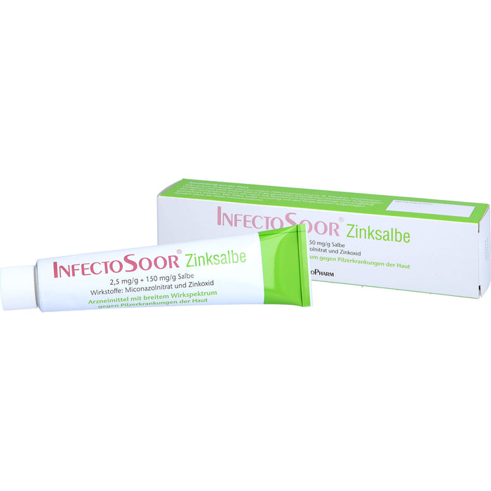 InfectoSoor® Zinksalbe, 2,5 mg/g + 150 mg/g Salbe, 60 g Salbe