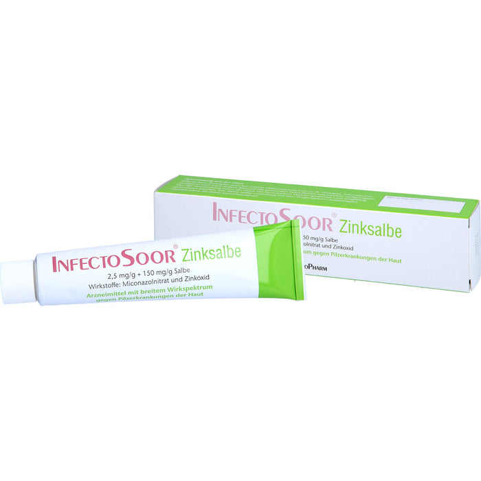 InfectoSoor  Zinksalbe, 2,5 mg/g + 150 mg/g Salbe, 60 g Salbe