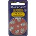 Batterie für Hörgeräte MAXSONIC PR 312, 6 St 