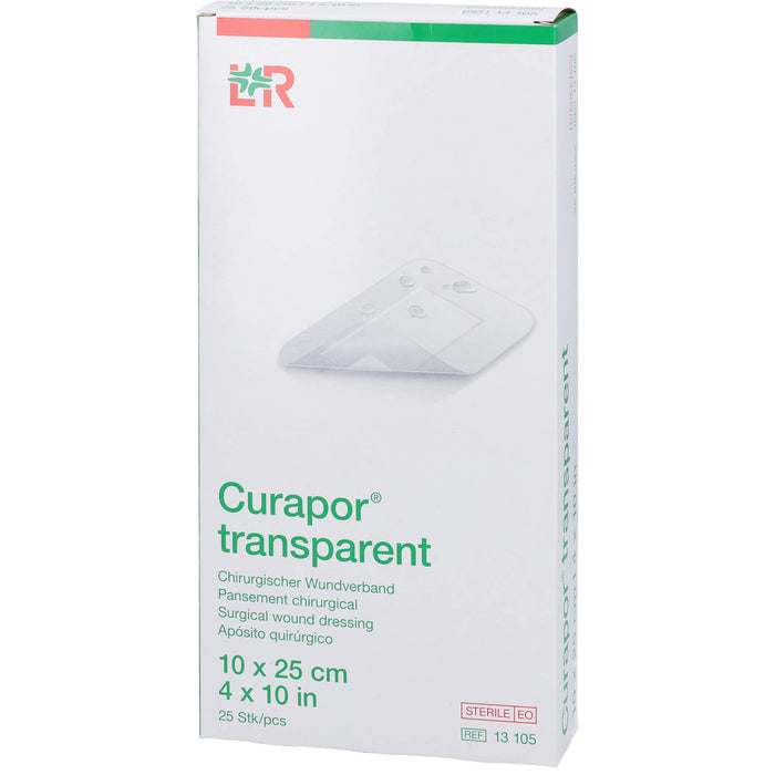 Curapor transparent Wundverband steril 7x5cm, 25 St PFL