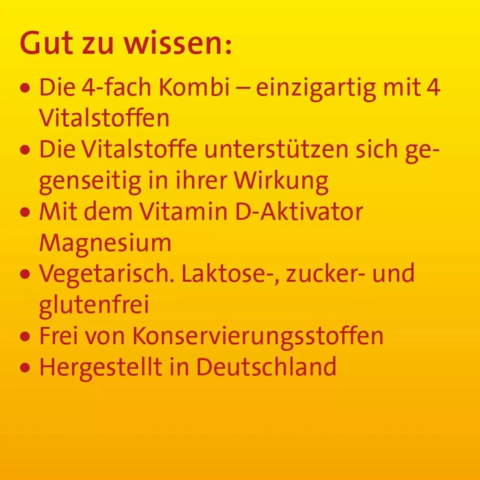 Vitamin D3 K2 Hevert plus Calcium und Magnesium 1.000 I.E. mit 4-fach Osteo-Formel für gesunde Knochen und Muskeln, 60 St. Kapseln
