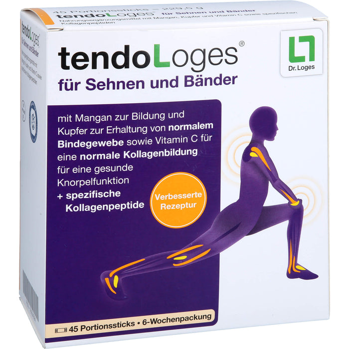 TendoLoges Pulver  für Sehnen und Bänder, 45 St. Sticks