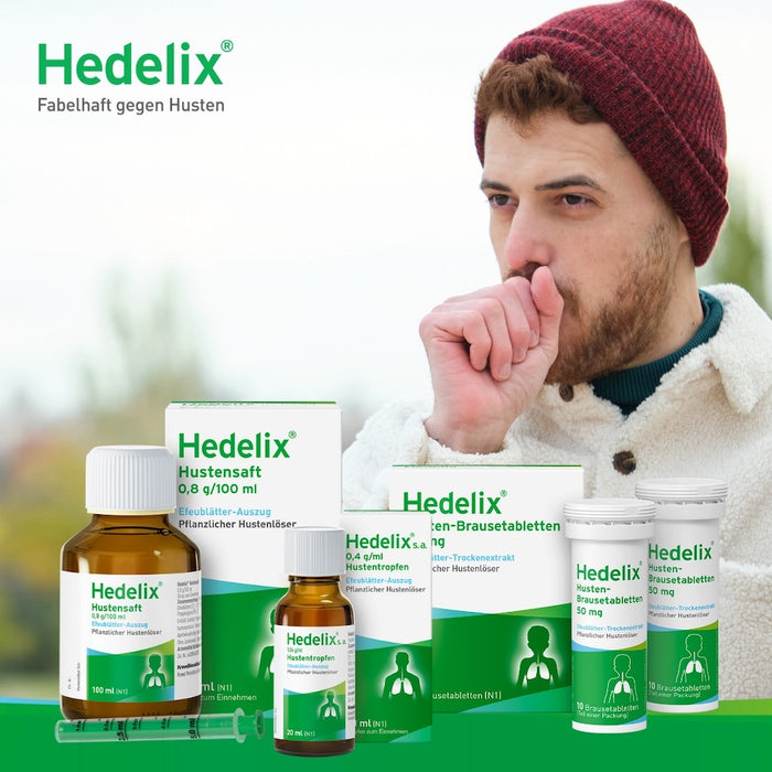 Hedelix Hustensaft – sanft und wirkungsvoll, 200 ml Lösung