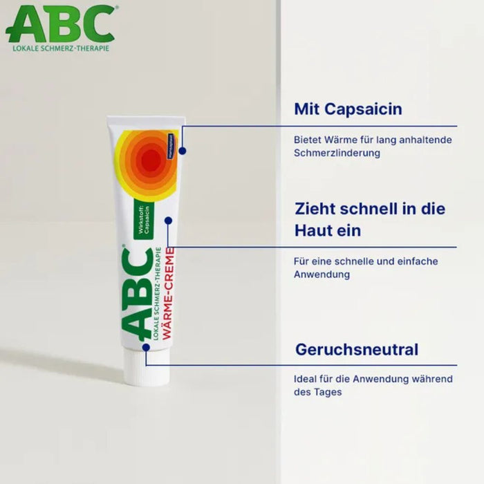 Hansaplast ABC lokale Schmerztherapie Wärme-Creme, 50 g Creme