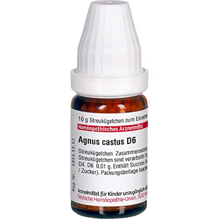 DHU Agnus castus D6 Streukügelchen, 10 g Globuli