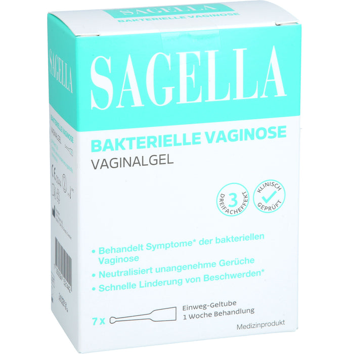 Sagella Vaginalgel gegen bakterielle Vaginose, 7 St. Packung