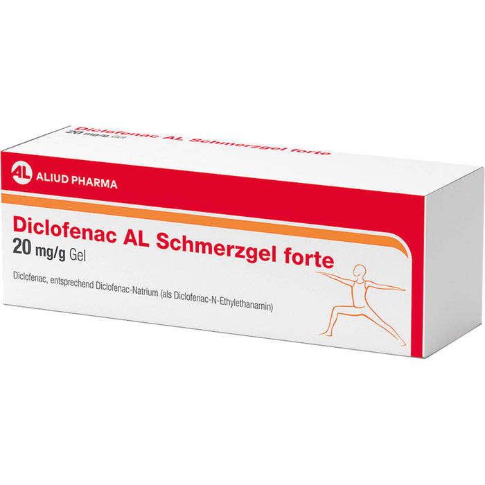Diclofenac AL Schmerzgel forte 20 mg / g bei akutem Bewegungsschmerz nach stumpfem Trauma, 180 g Gel