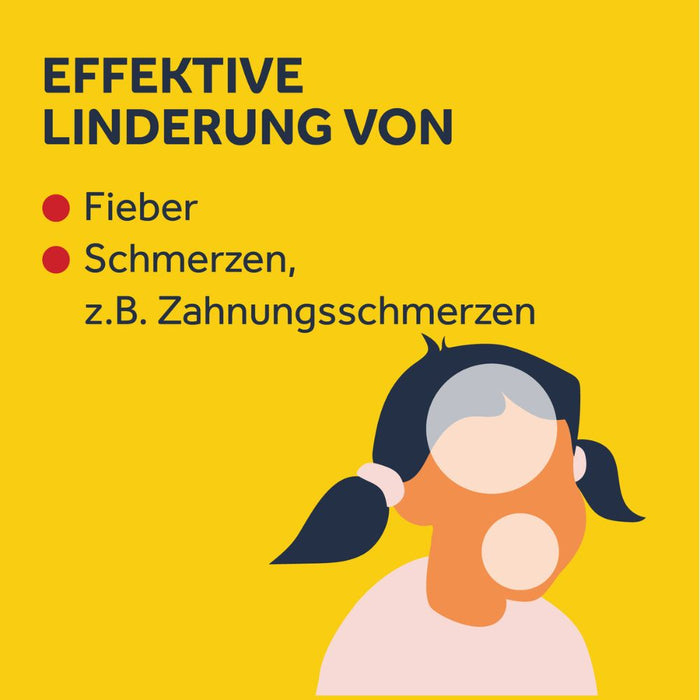 Nurofen Junior Fieber- & Schmerzsaft Orange, 100 ml Lösung