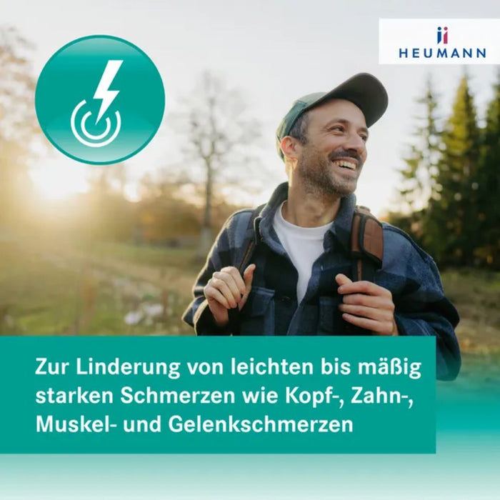 HEUMANN Dexibuprofen 200 mg Filmtabletten bei leichten bis mäßig starken Schmerzen, 20 St. Tabletten