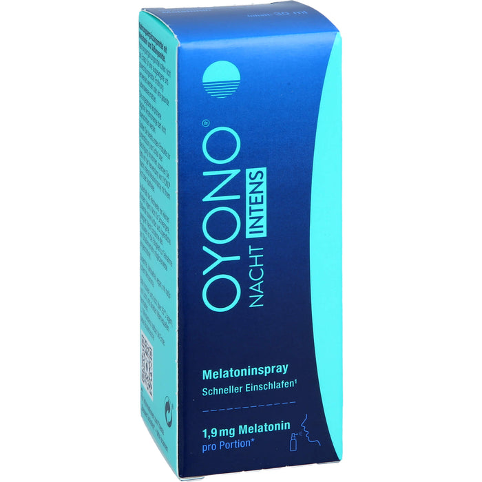 OYONO Nacht Intens Melatoninspray mit 1,9 mg Melatonin, 30 ml Lösung