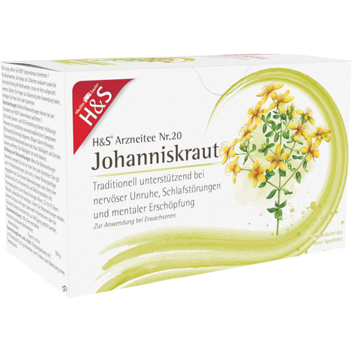 H&S Johanniskraut Arzneitee Nr. 20, 20 St. Filterbeutel
