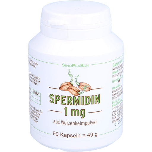 SinoPlaSan Spermidin 1 mg Kapseln, 90 St. Kapseln