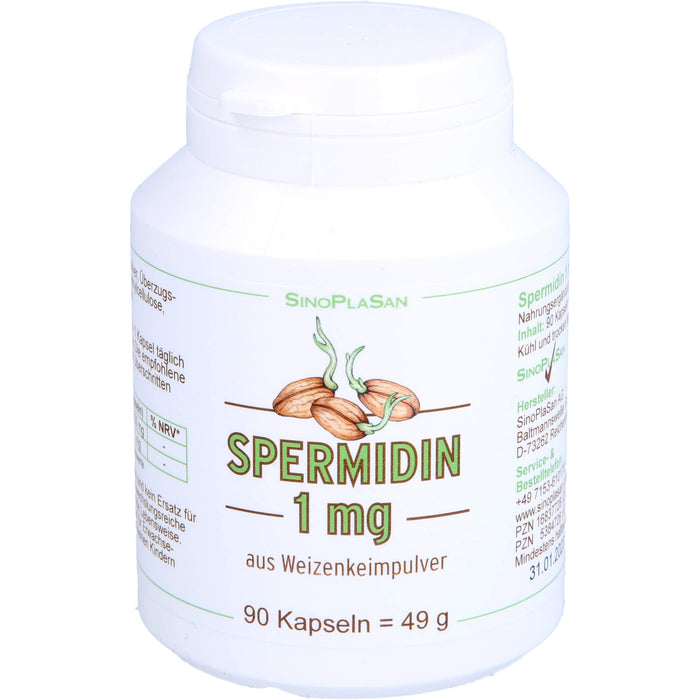 SinoPlaSan Spermidin 1 mg Kapseln, 90 St. Kapseln