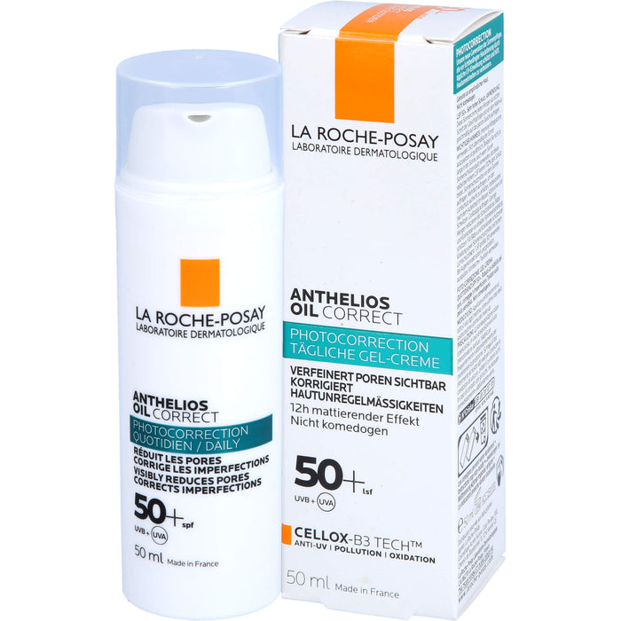 ROCHE-POSAY Anthelios Oil Correct LSF 50+, 50 ml GEL