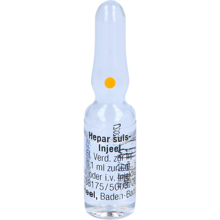 Hepar suis-Injeel Inj.-Lsg., 10 St. Ampullen
