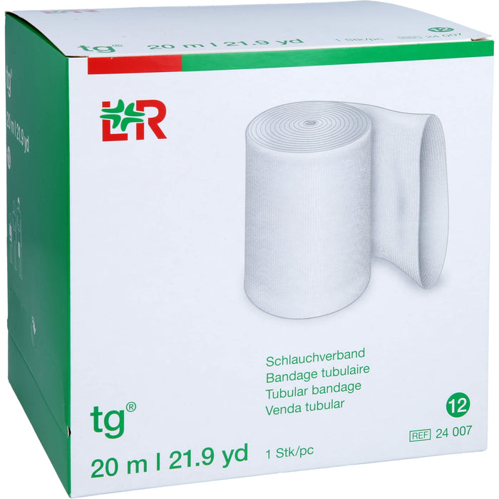 Tg Schlauchverband Gr.12 20 m weiß, 1 St. Binde