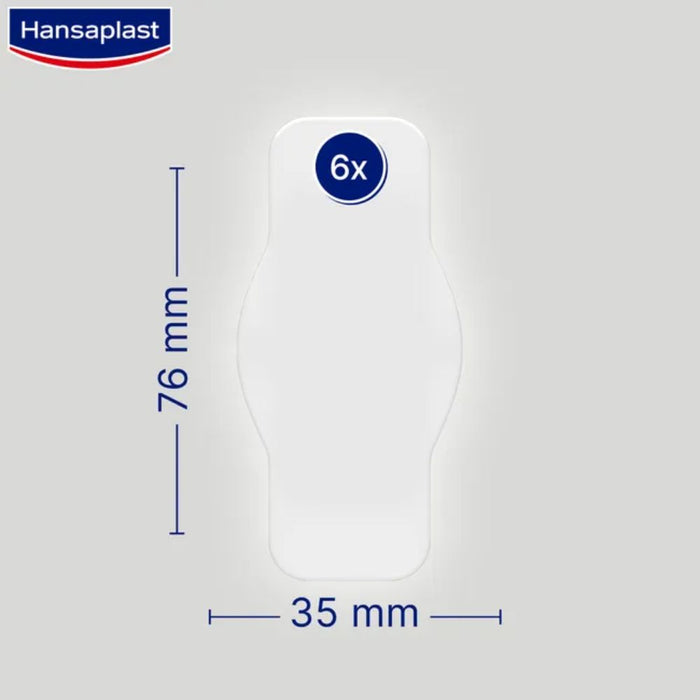 Hansaplast zweite Haut Schutz für Alltagswunden ultradünn und flexibel 100% wasserdicht, 6 St. Pflaster