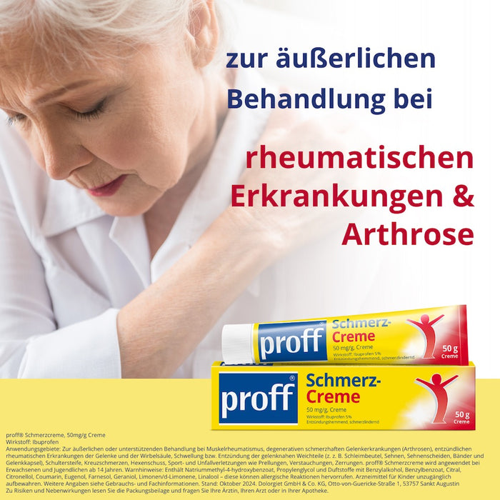 Proff Schmerzcreme, 50 g CRE