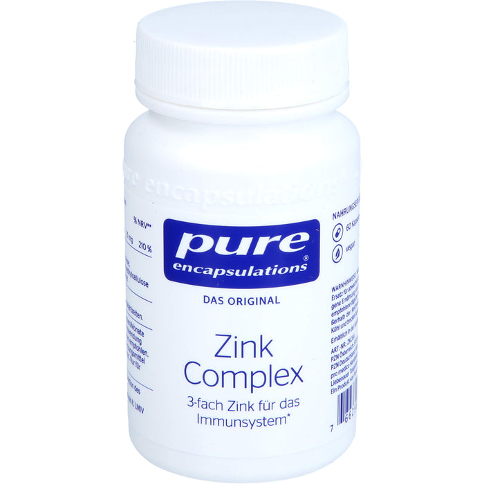 Pure Encapsulations  Zink Complex Kapseln, 60 St. Kapseln
