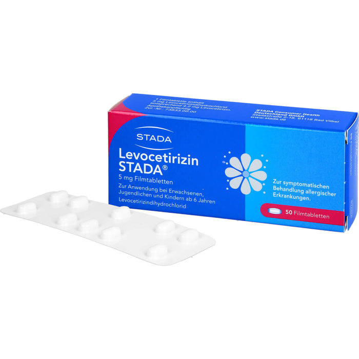 Levocetirizin STADA® 5 mg Filmtabletten, 50 St FTA