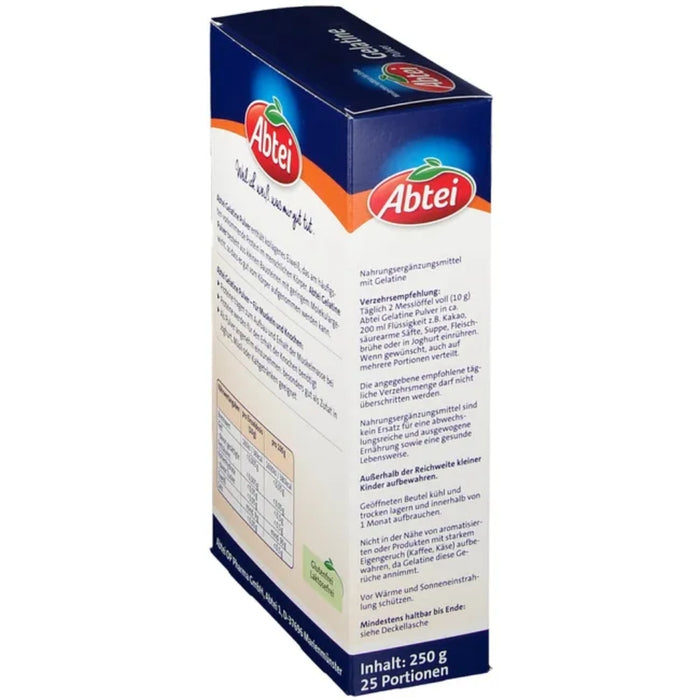Abtei Gelatine Plus Pulver für Muskeln und Knochen, 250 g Pulver