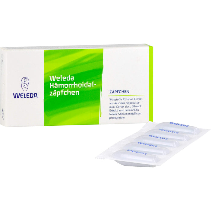 WELEDA Hämorrhoidalzäpfchen, 10 St. Zäpfchen