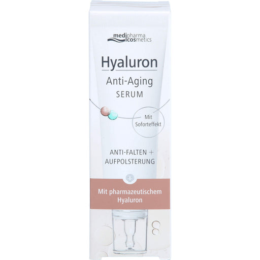Medipharma Cosmetics Hyaluron Anti-Aging Serum Anti-Falten und Aufpolsterung, 30 ml Gel