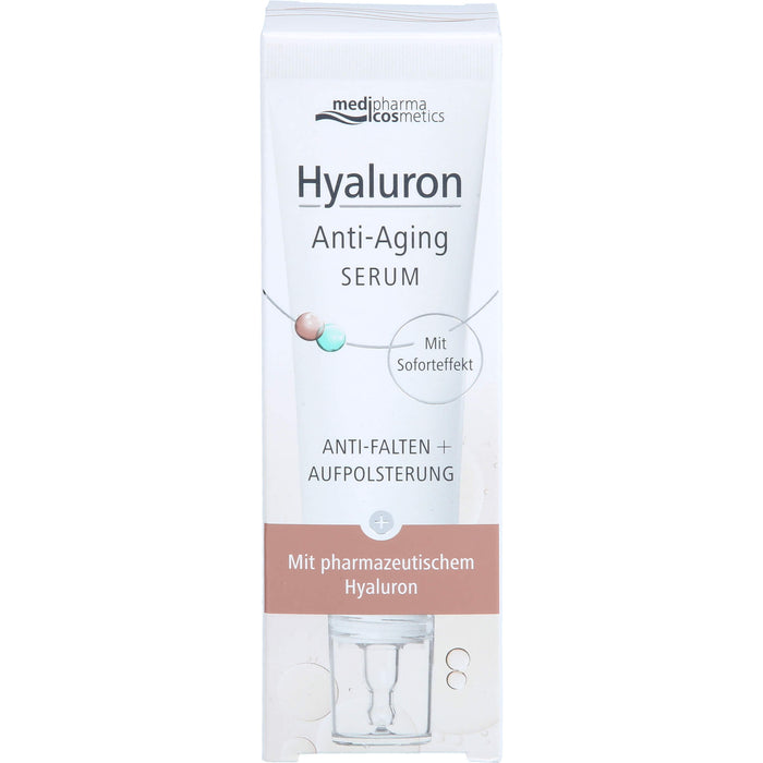 Medipharma Cosmetics Hyaluron Anti-Aging Serum Anti-Falten und Aufpolsterung, 30 ml Gel