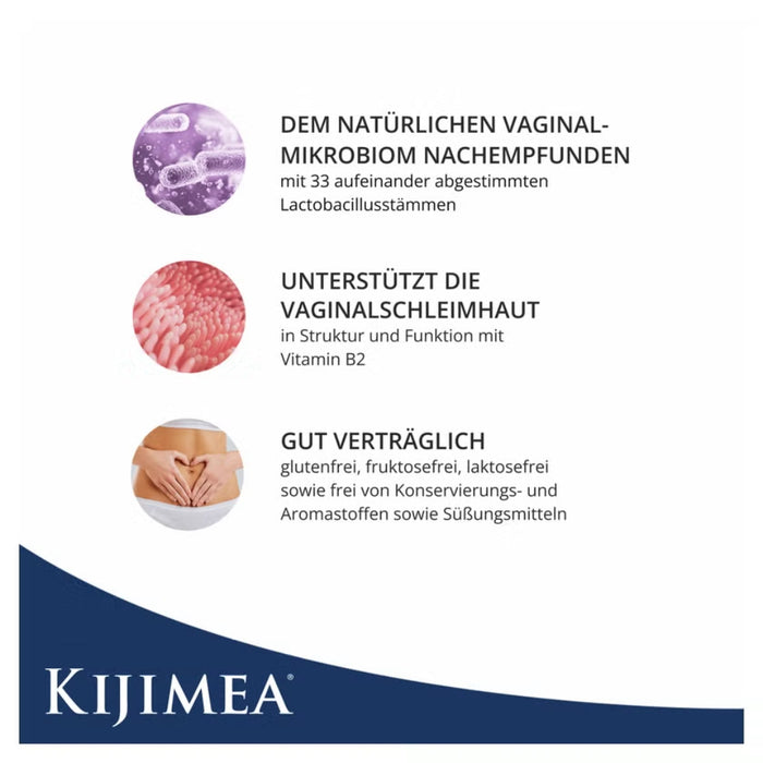 KIJIMEA FloraCare Kapseln trägt zur Erhaltung normaler Schleimhäute bei, 14 St. Kapseln