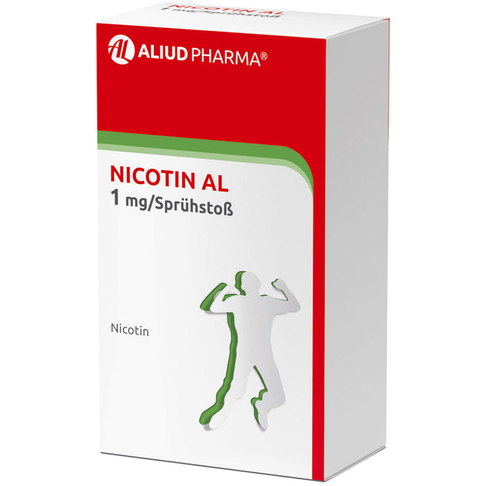 Nicotin AL 1 mg / Sprühstoß Spray zur Rauchentwöhnung, 1 St. Spray