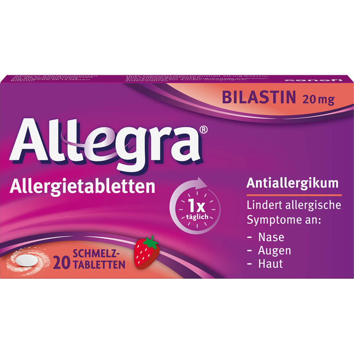 Allegra Allergietabletten 20 mg Schmelztabletten, 19.9 St. Tabletten