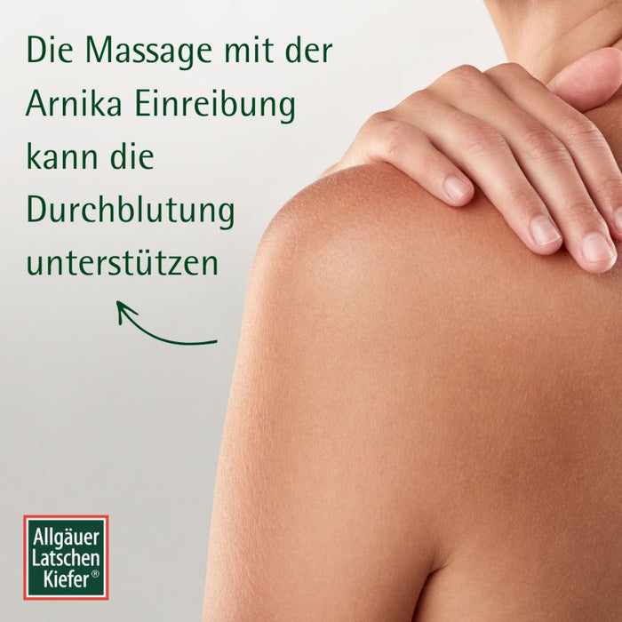 Allgäuer Latschenkiefer Arnika Einreibung zur Massage und Hautpflege, 100 ml Öl