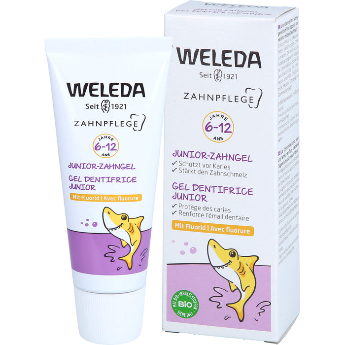 WELEDA Junior-Zahngel mit Fluorid 6 - 12 Jahre, 50 ml Gel