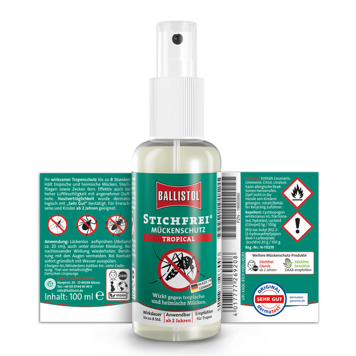 Stichfrei Tropical Pumpspray, 100 ml Spray