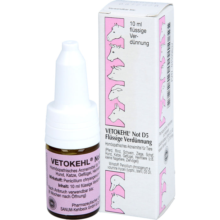 SANUM-KEHLBECK Vetokehl Not D5 Tropfen, 10 ml Lösung