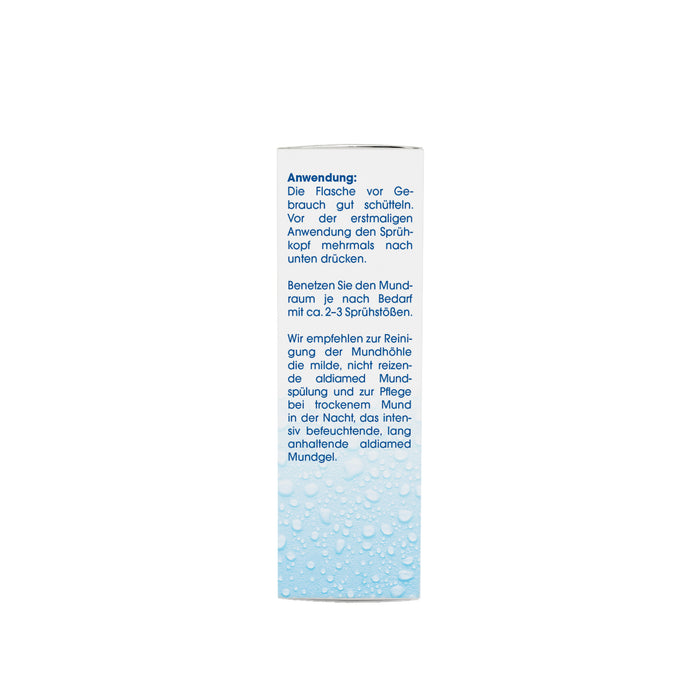 aldiamed Mundspray Gelfluid Speichelergänzung bei Mundtrockenheit, 50 ml Lösung