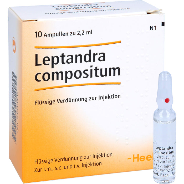Leptandra compositum Inj.-Lsg., 10 St. Ampullen