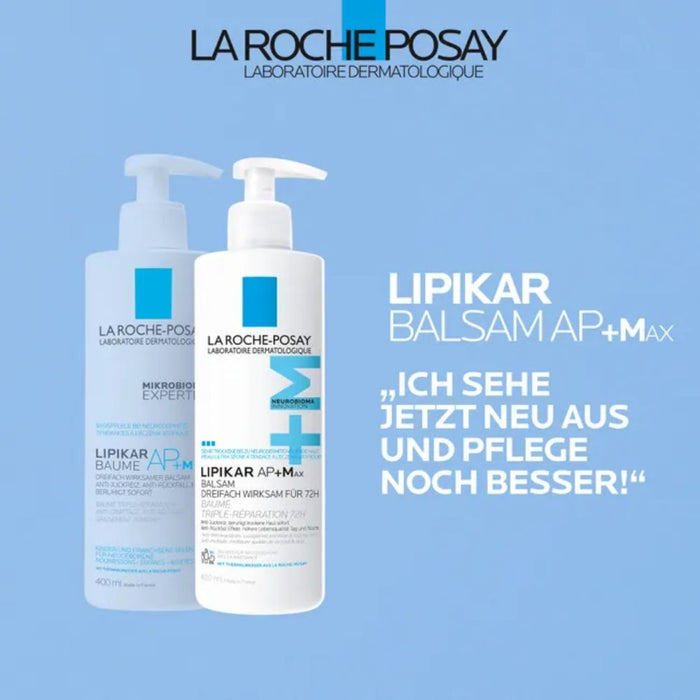 La Roche-Posay Lipikar AP+Max Balsam Anti-Juckreiz, beruhigt trockene Haut, 400 ml Creme