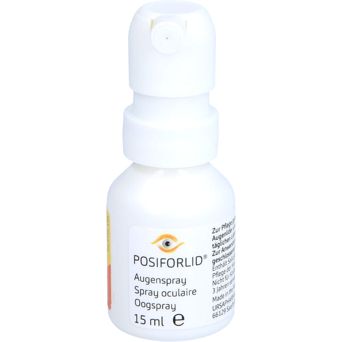 Posiforlid Augenspray zur Pflege gereizter Augenlider, 15 ml Lösung