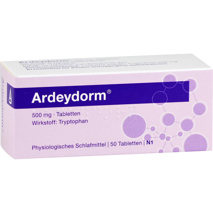 Ardeydorm Tabletten zur Erleichterung des Einschlafens, 50 St. Tabletten