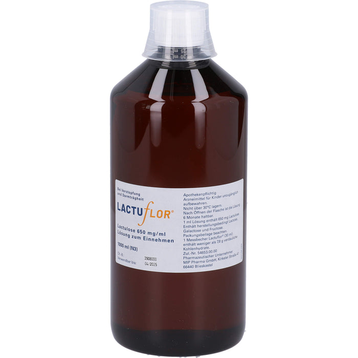 Lactuflor Sirup, 1000 ml Lösung