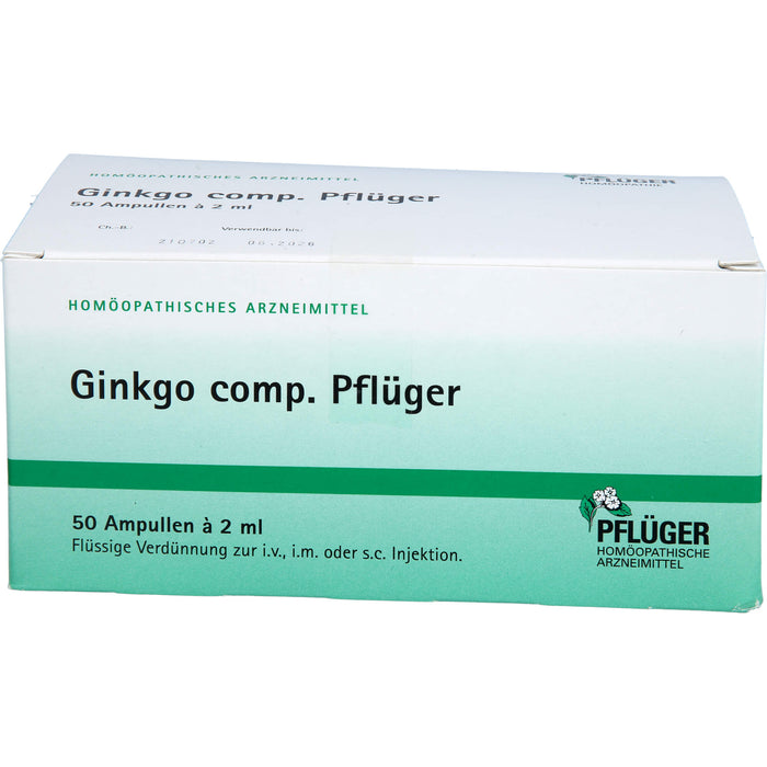 Ginkgo comp. Pflüger Amp., 50 St AMP