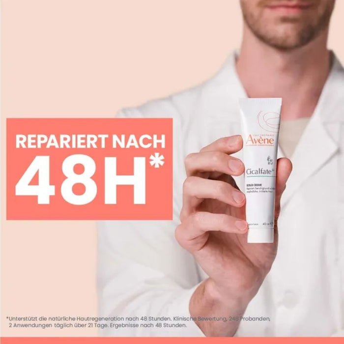 Avène Cicalfate+ Repair-Creme repariert,  beruhigt und schützt empfindliche, irritierte Haut, 40 ml Creme