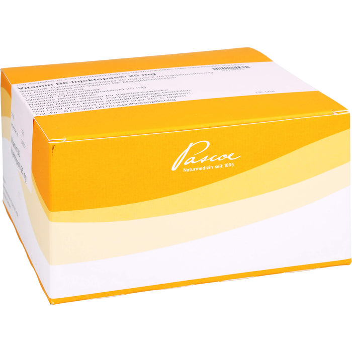 Vitamin B6-Injektopas 25 mg Injektionslösung für die Therapie eines Vitamin-B6-Mangels, 100 ml Lösung
