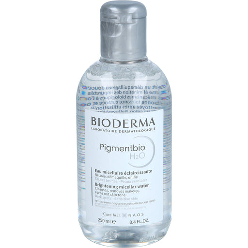BIODERMA Pigmentbio H2O sanft reinigendes, aufhellendes Mizellenwasser bei Pigmentflecken, 250 ml Lösung