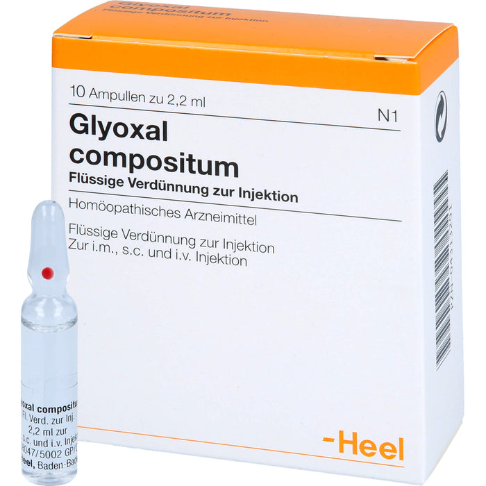 Glyoxal compositum Inj.-Lsg., 10 St. Ampullen